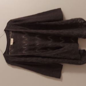 Sonoma Gray Cardigan Sweater L